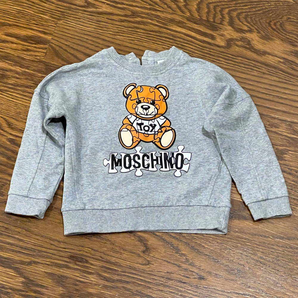 Moschino Baby 2T Sweatshirt Toddler Boy or Girl LIKE NEW